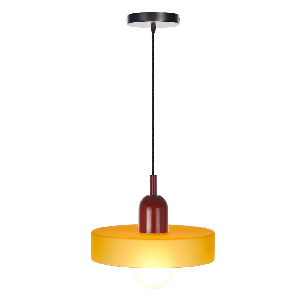Modern Colorful Glass Pendant Light Vibrant Art-Glass Chandelier