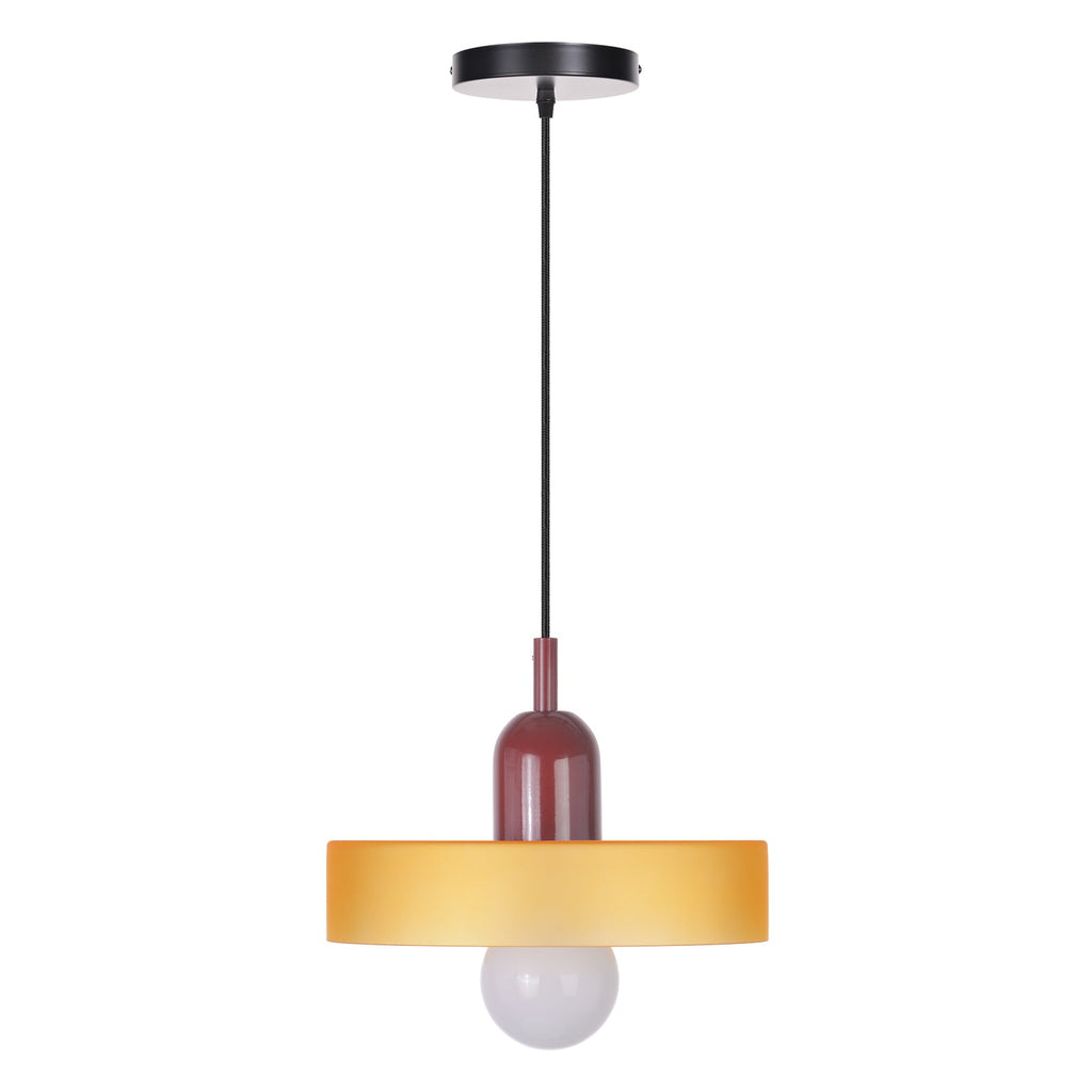 Modern Colorful Glass Pendant Light Vibrant Art-Glass Chandelier