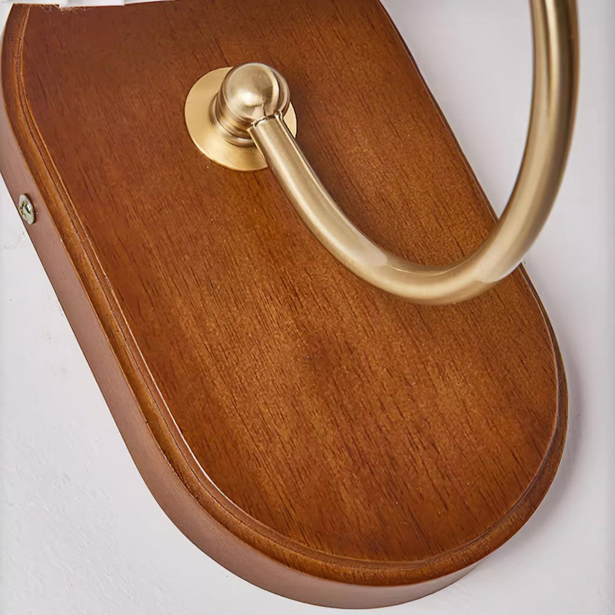 Plug-In Wall Lamp Pleated Fabric & Ash Wood Bedside Sconce