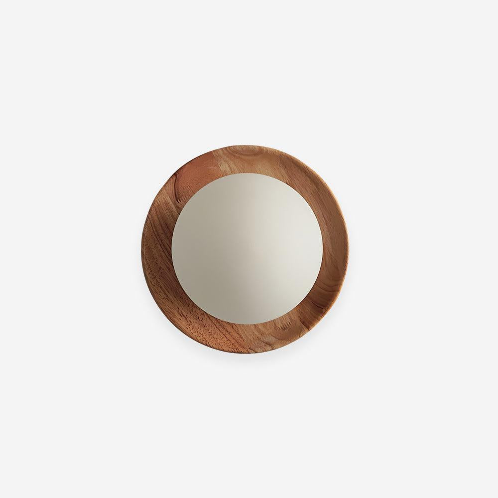 Tablet Wood & Globe Wall Lamp Modern Wooden Wall Sconce