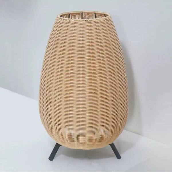 Outdoor Waterproof Rattan Lawn Floor Lamp Villa Courtyard Light