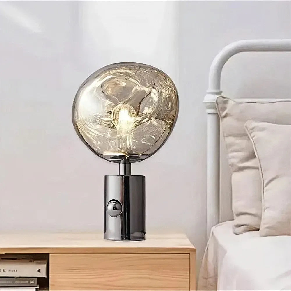 Nordic Lava Table Lamp Creative Irregular Bedside Light