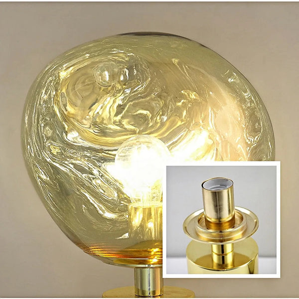 Nordic Lava Table Lamp Creative Irregular Bedside Light