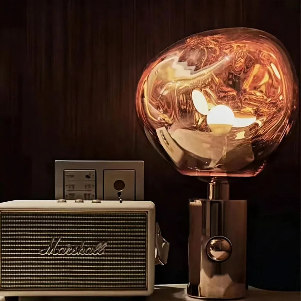 Nordic Lava Table Lamp Creative Irregular Bedside Light